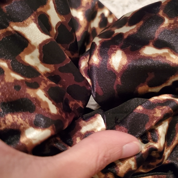 Windsor Black Leopard High Low Dress - Picture 10 of 12